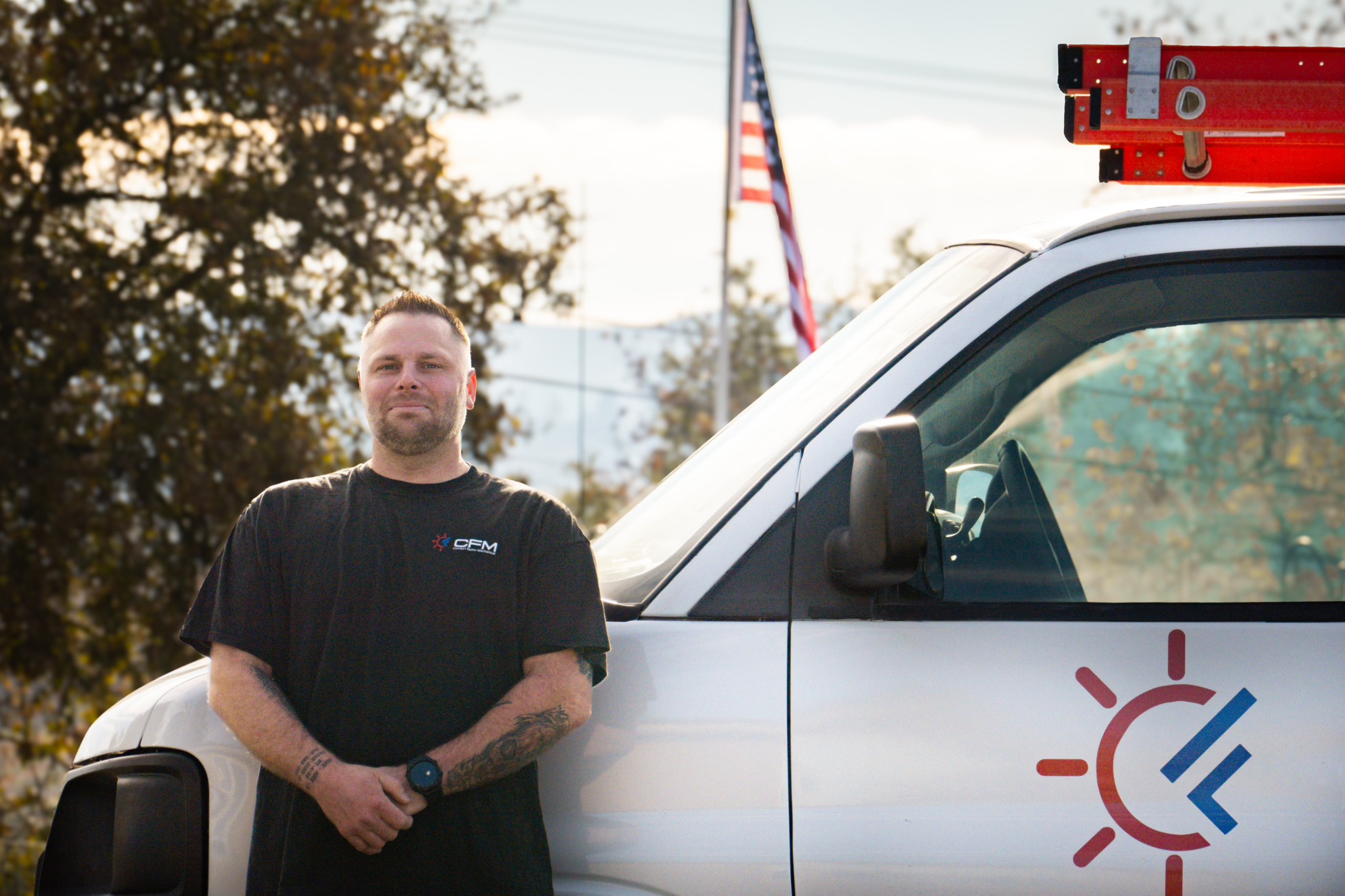 Comfort Factor team member Eric Hall