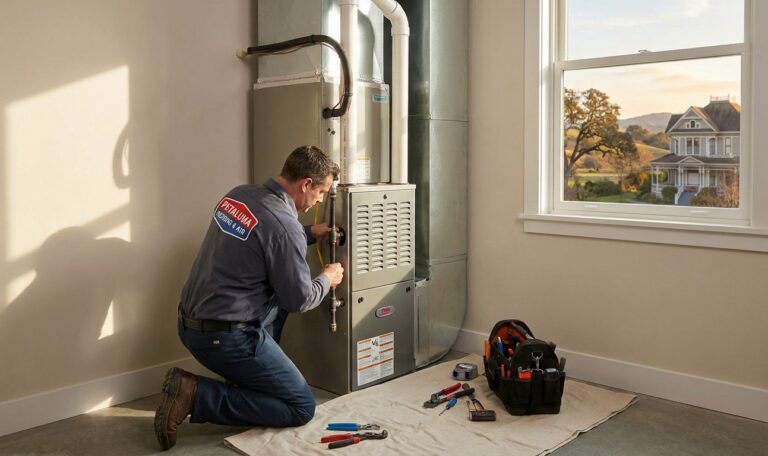 Furnace installation in Petaluma, CA