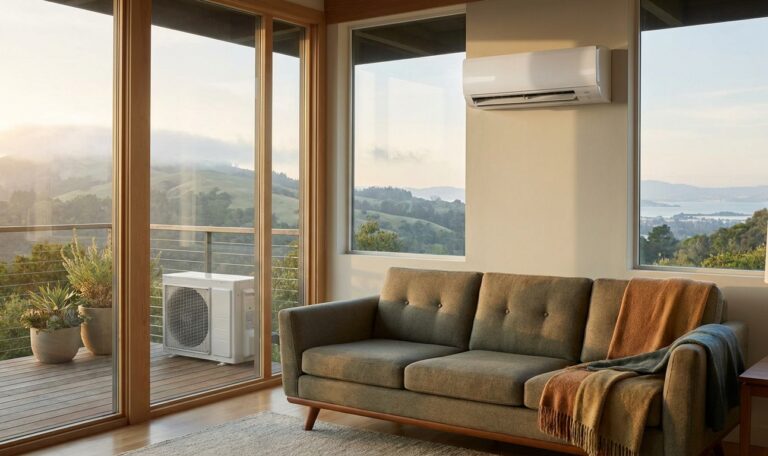 Heat pump for homes without existing ductwork in the Bay Area