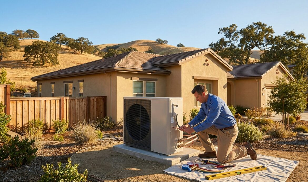 Heat pump installation in Contra Costa County, CA