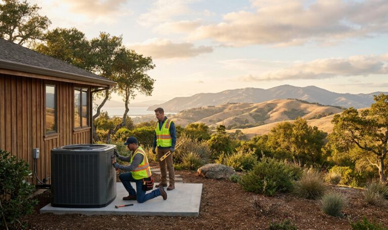 Heat pump installation in Marin County, CA