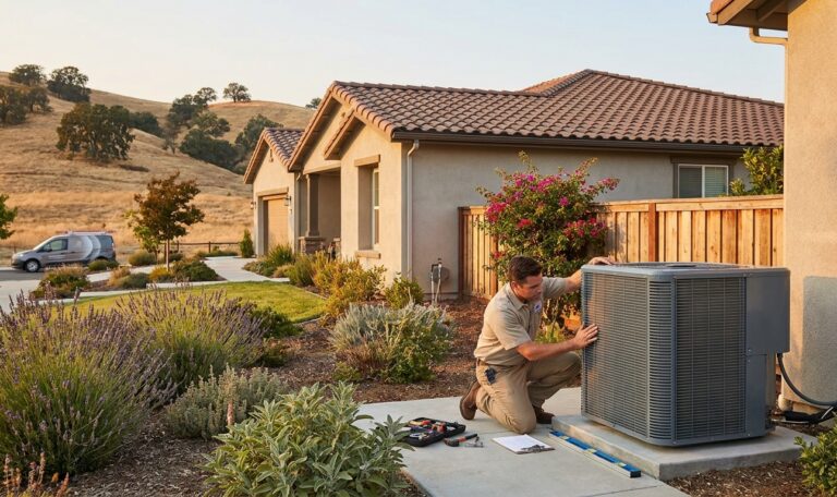 Heat pump installation in Petaluma, CA