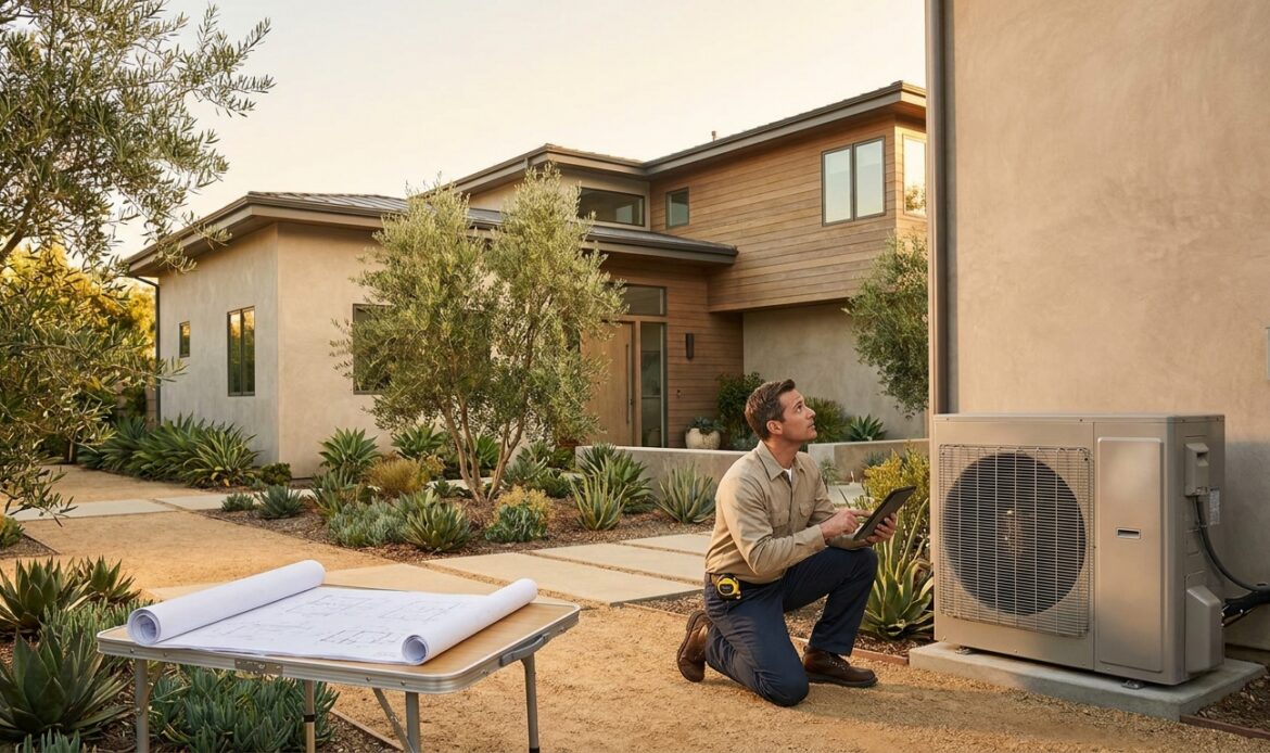 How to size a heat pump for a California home
