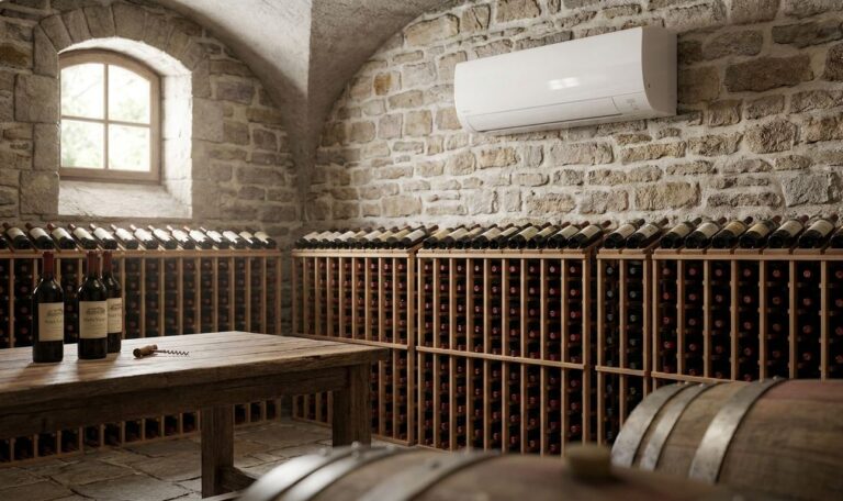 Best ductless AC systems for wine cellars in Napa Valley