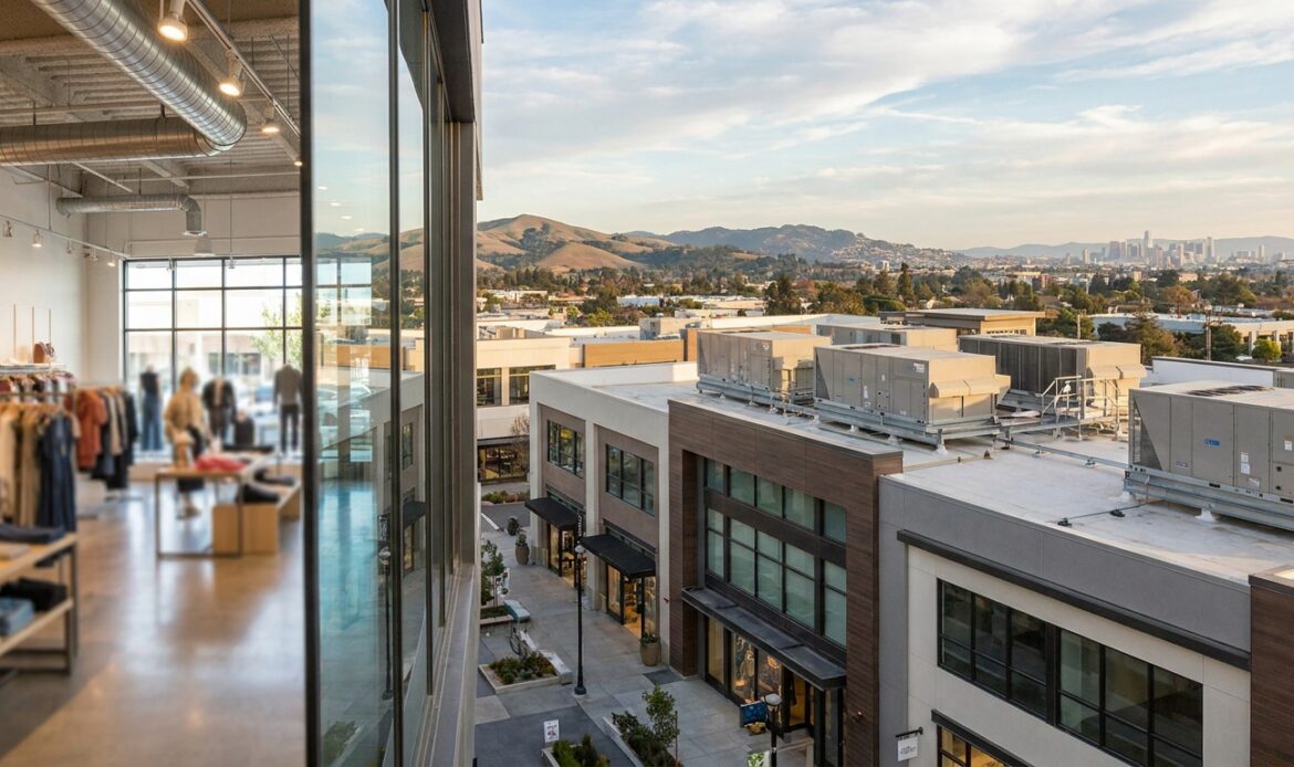 Commercial HVAC for a retail store in the Bay Area