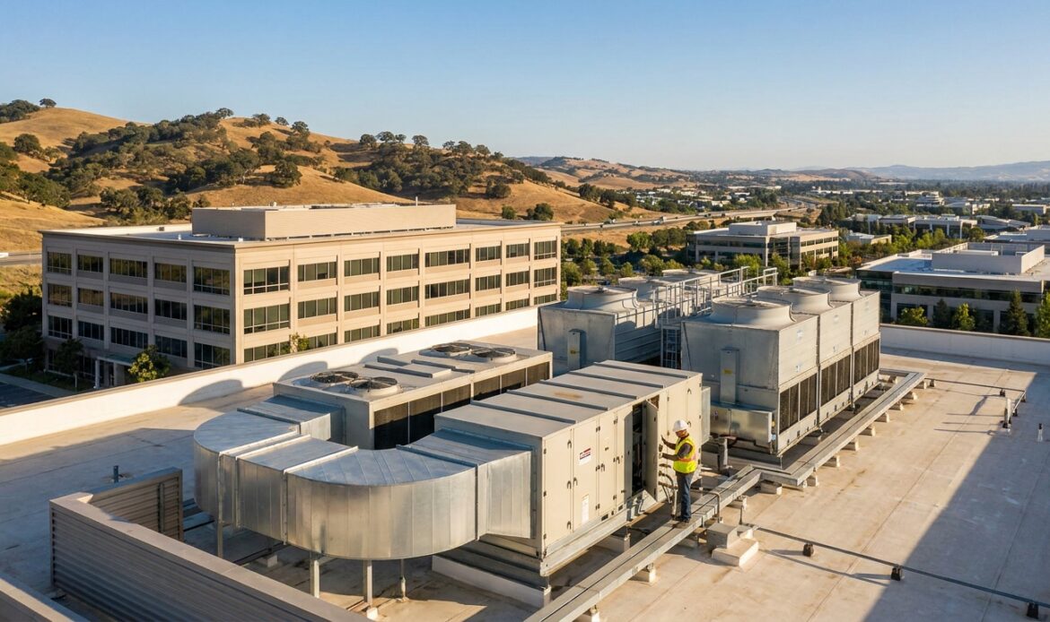 Commercial HVAC for an office building in Contra Costa County