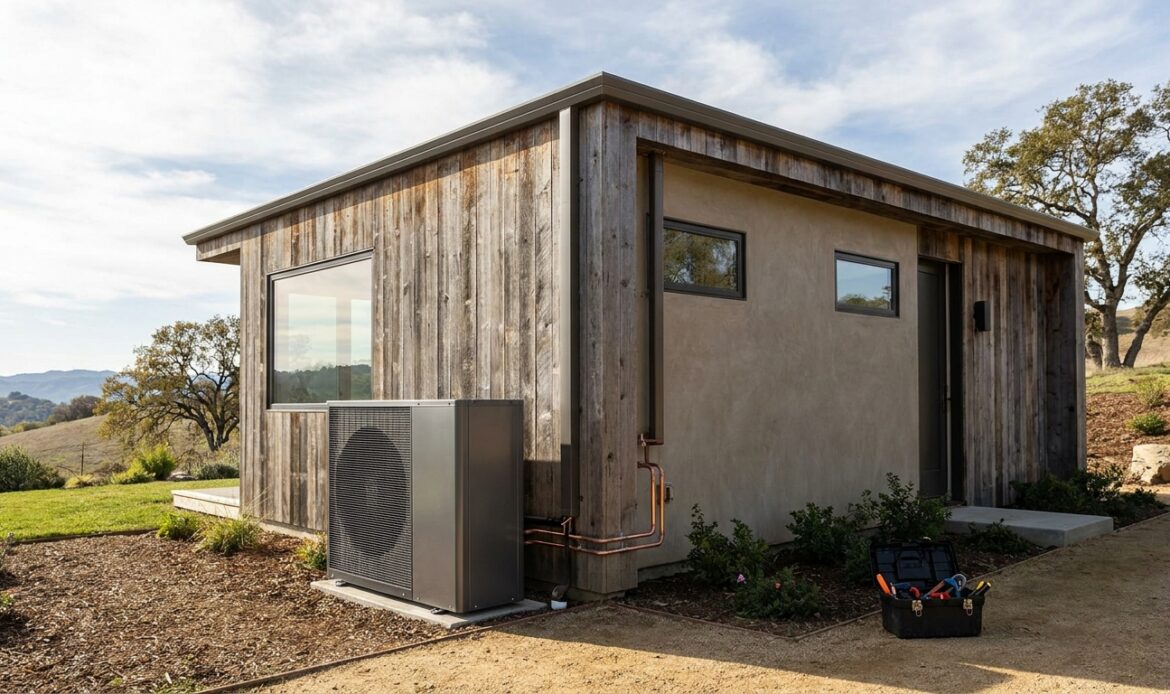 Heat pump installation for an ADU in the Bay Area