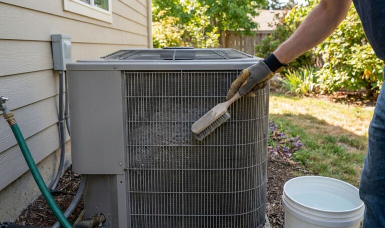 How to clean wildfire ash off your heat pump's outdoor unit