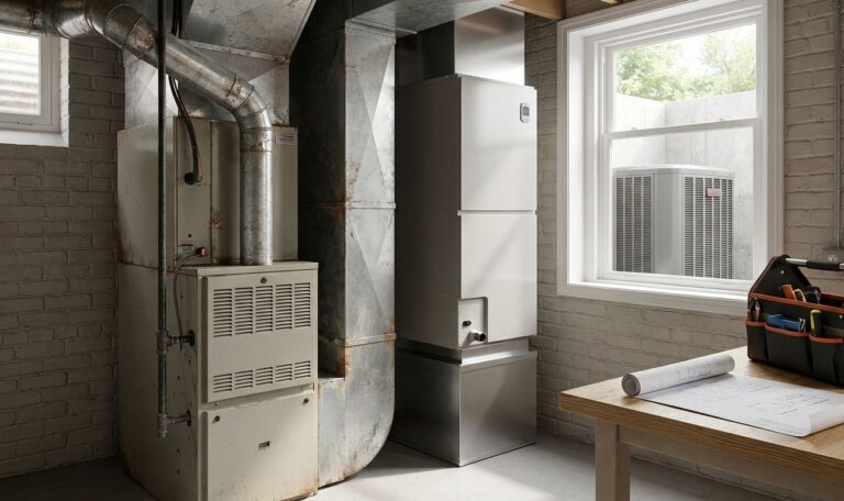 How to convert from a furnace to a heat pump in an existing home